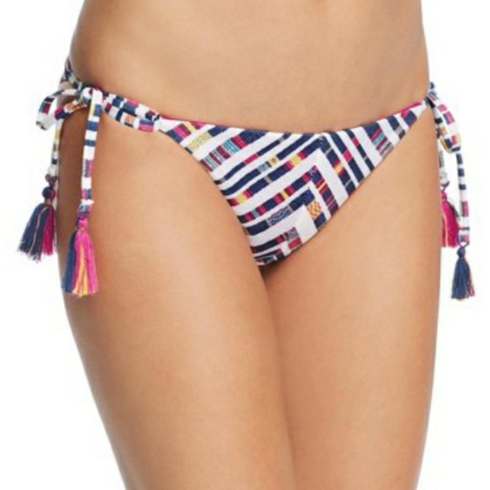 NWT!!! Becca Tassel Tie Bikini Bottoms